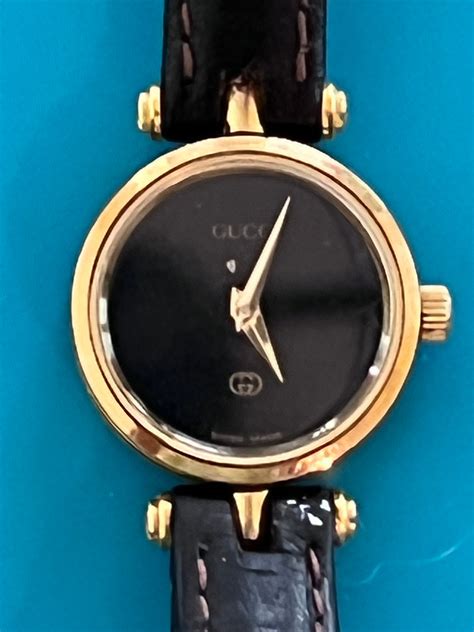 authentic vintage gucci watch|old Gucci watch value.